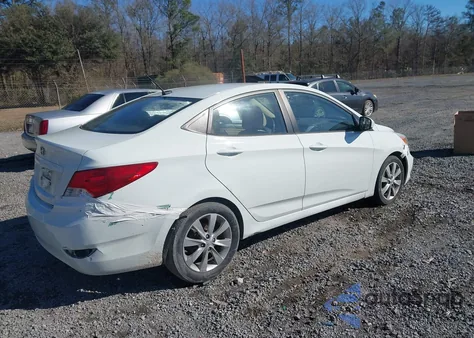 2014 Hyundai Accent Gls from USA, damaged, VIN KMHCU4AE8EU626796